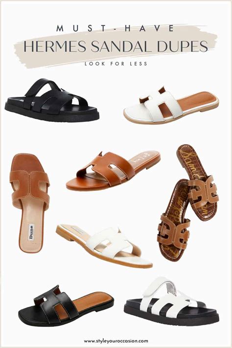 best hermes sandal replica|hermes dupe sandals primark.